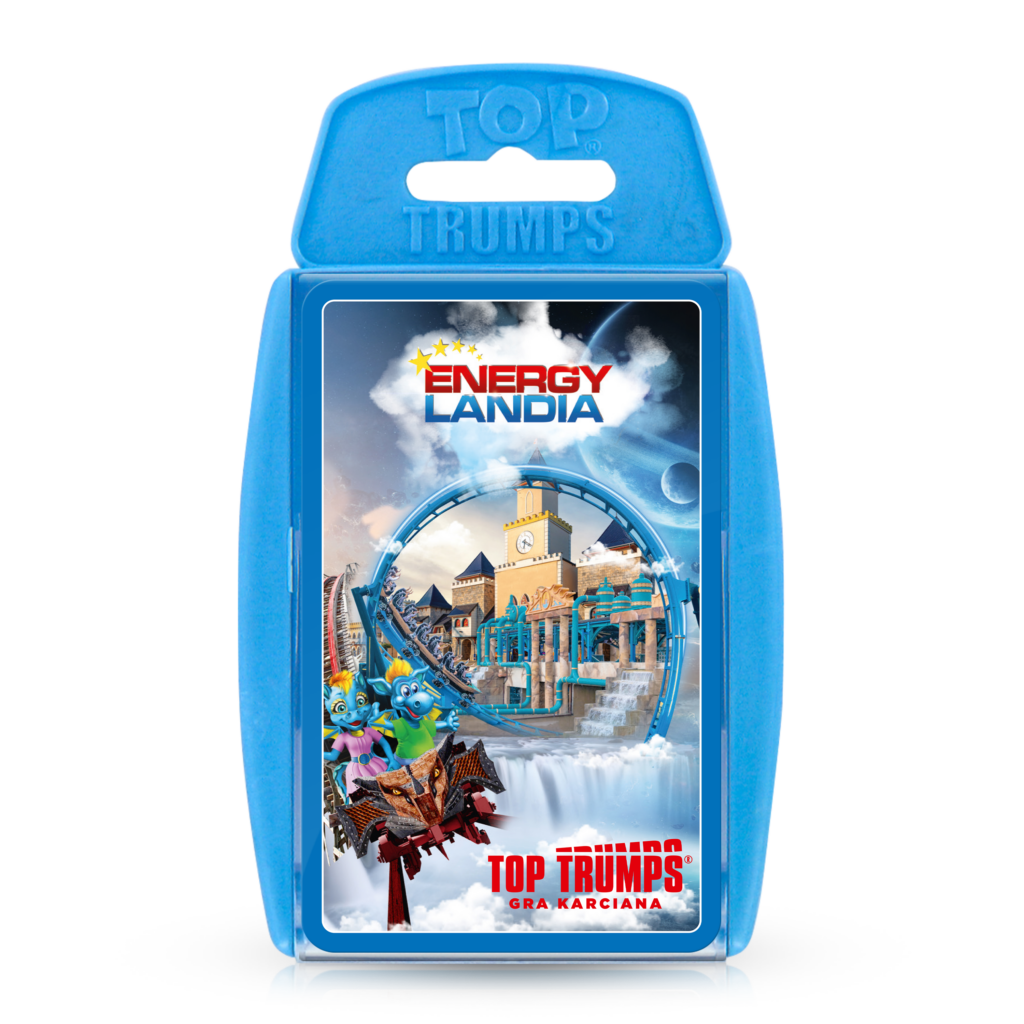 TOP TRUMPS Energylandia karciana gra personalizowana dla parku rozrywki